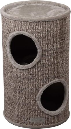 Дряпка для котів Flamingo Greta S: 2 яруси, сизаль та плюш, 60x35 см