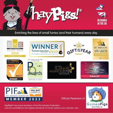 Тунель і будиночок для морських свинок HAYPIGS – іграшковий набір для клітки, аксесуари для гризунів