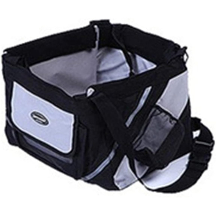 Сумка на велосипед для собак, чорна - зручний перевіз домашнього улюбленця