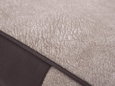 Собаче ліжко, лежанка для собак, м'яка лежанка-софа, килимок для собак, 80x53 см, сірий/бежевий колір