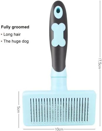 Бурштук для догляду за шерстю котів та собак, для довгошерстих порід. Ідеально для котів, собак, цуценят, кроликів. Видаляє шерсть, масажує та розплутує. Розміри: 17.5x10x5 см