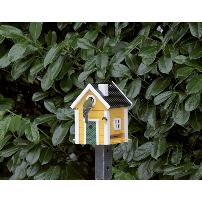 Дерев'яний будиночок для птахів Wildlife Garden WG104 Multiholk Villa – годівниця та шпаківня 2-в-1