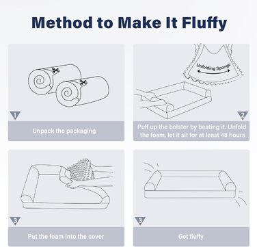 Ортопедичне ліжко для собак великих та середніх порід Western Home, сірого кольору, 71x58x16 см