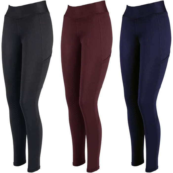 Легінси для верхової їзди PFIFF Selina з кишенею для телефону, блакитні (M)