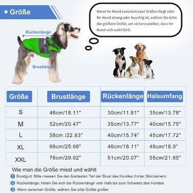 Зимова куртка для собак, жилет, обладнання для собак, середні породи (L, зелений)