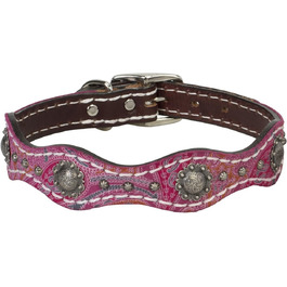 Шкіряний нашийник Weaver Leather Vintage Paisley, вінтажний дизайн