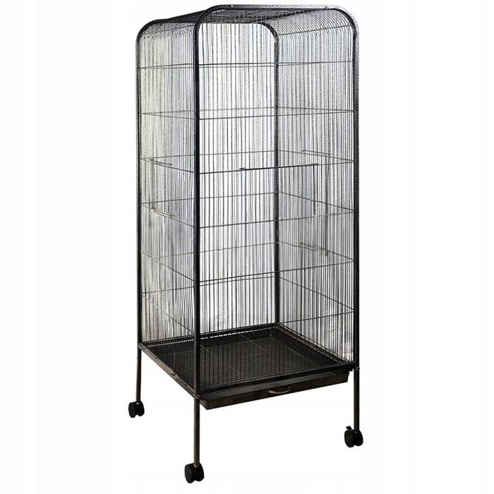 Вольєр Wideshop, 54 x 54 x 146 см, сірий