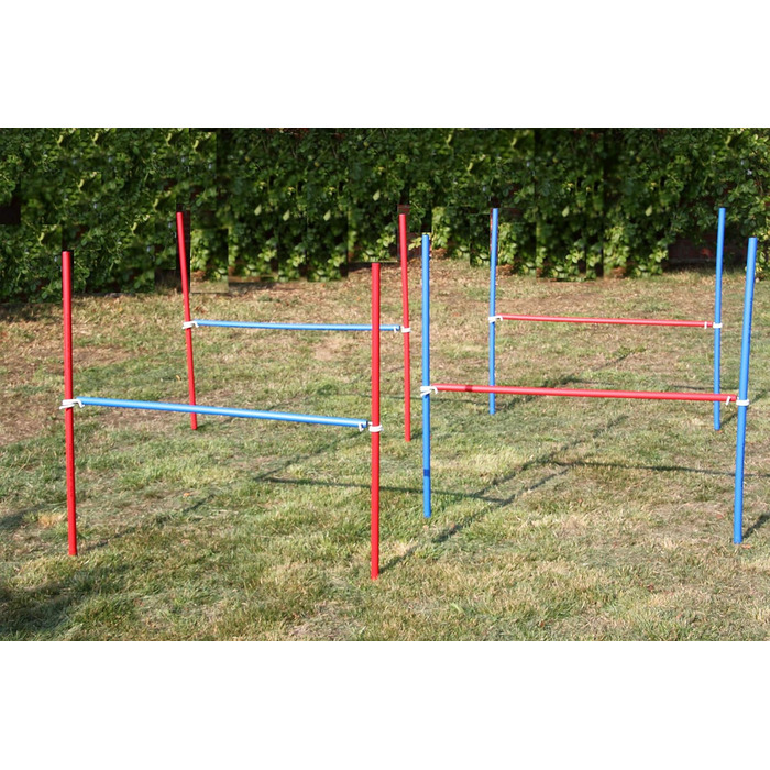 Набір для стрибків Wuzzmann 4x Agility - для тренувань, синій/червоний