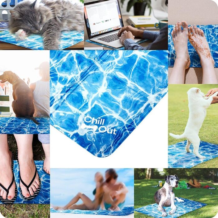 Охолоджувальний килимок для собак All for Paws Chill Out, великий