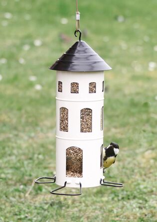 Годівниця для птахів Wildlife Garden WG340, комбінована, біла, метал