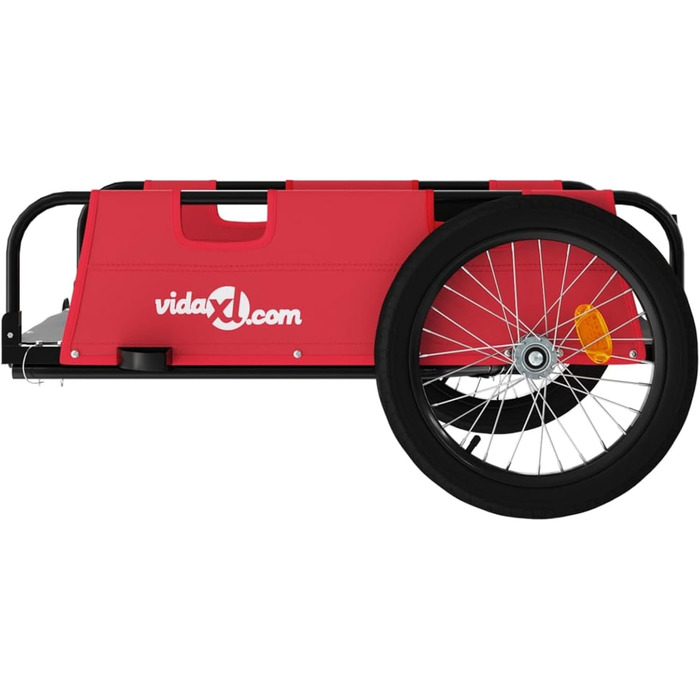 Причіп для велосипеда ARKEM, червоний, з тканини Oxford та сталевим з'єднувачем. Причіп для велосипеда, кошик для собак