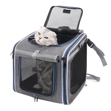 Велосипедний кошик для собак, переносна та складна сумка-переноска для собак - для безпечних прогулянок, подорожей та сімейних велопоїздок