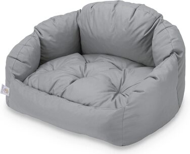 Матрац для собак BARRY & UCY 3в1: водовідштовхувальний, з наповнювачем, для відпочинку, різні кольори (темно-червоний, сірий)