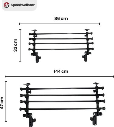 Сітка для собак Speedwellstar - бар'єр у багажник авто, універсальна, металева, для безпечних подорожей