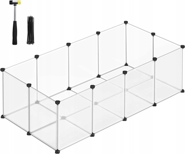 Клітка для кролів Songmics, 46 x 143 x 71 см