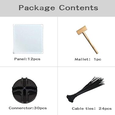 Забіг для домашніх тварин Kathson з пластику, портативний загін для кроликів, клітка для дрібних тварин, DIY, металевий вольєр, клітка для двору, для дому та вулиці, для маленьких кроликів, котів, морських свинок, їжаків, щурів (12 шт. [35,8 x 45,7 см])