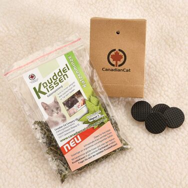 Лежанка для котів CanadianCat Company у двох відтінках сірого, стильна котяча нора, розмір 52x45x33 см