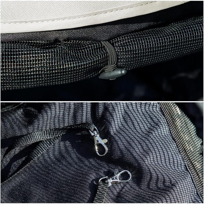 Візок для собак PawHut - блакитний, з розкладним сонцезахисним козирком, зручним килимком та кишенькою для речей