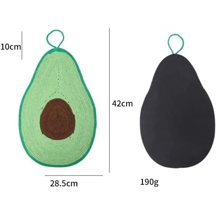 Килимок для котів Joyhaze з сизалю, для шліфування кігтів, на стіну або підлогу, захист від подряпин