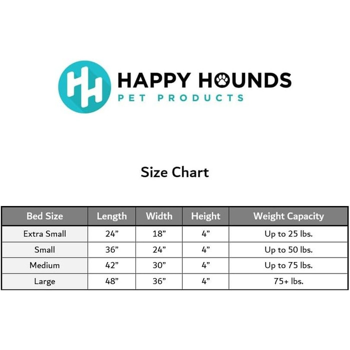 Ортопедичне собаче ліжко Happy Hounds Oscar, сіре, розмір M, 107x76x10 см
