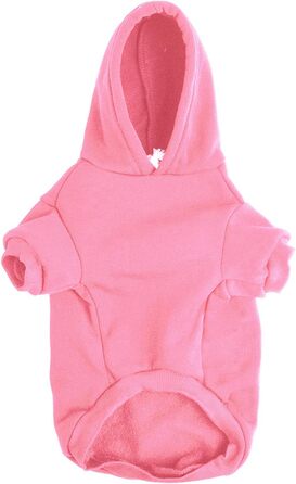 Теплий флісовий пуловер-худі для собак XL, рожевий (Dum)