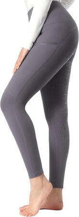 Спортивні штани для верхової їзди Harrison Howard з силіконовим зчепленням, висока талія, легінси для жінок (XS, Comet)