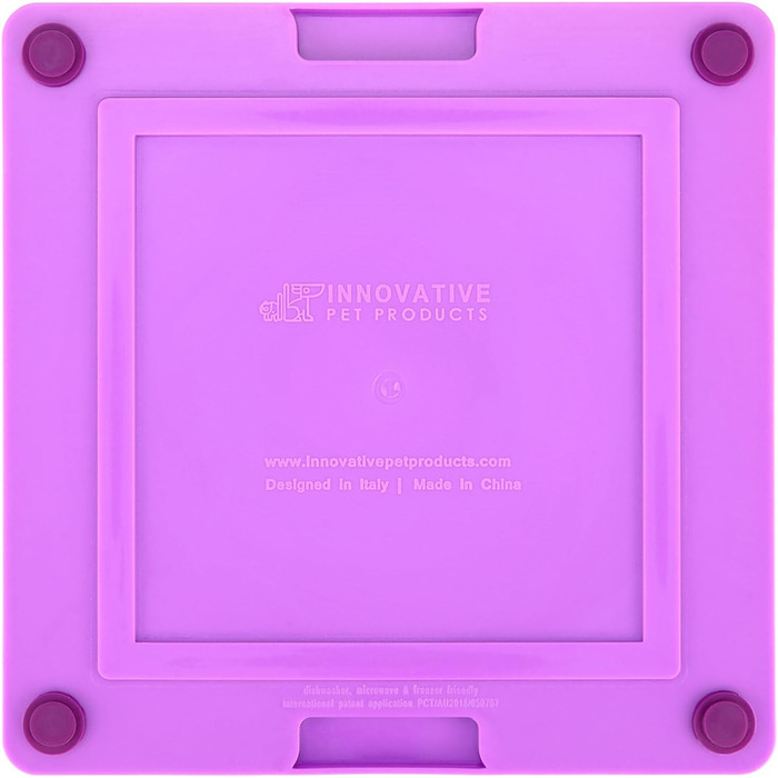 LickiMat PRO Tuff для собак: міцна інтерактивна килимок-іграшка для собак, заспокоює, альтернатива пазлам та повільному годувальнику, підходить для арахісової пасти, йогурту, корисних смаколиків, фіолетовий