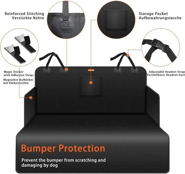 Захист для вантажного відсіку автомобіля AYBEN, для Volvo V60 2020-2024, водонепроникна, стійка до подряпин, підходить для собак