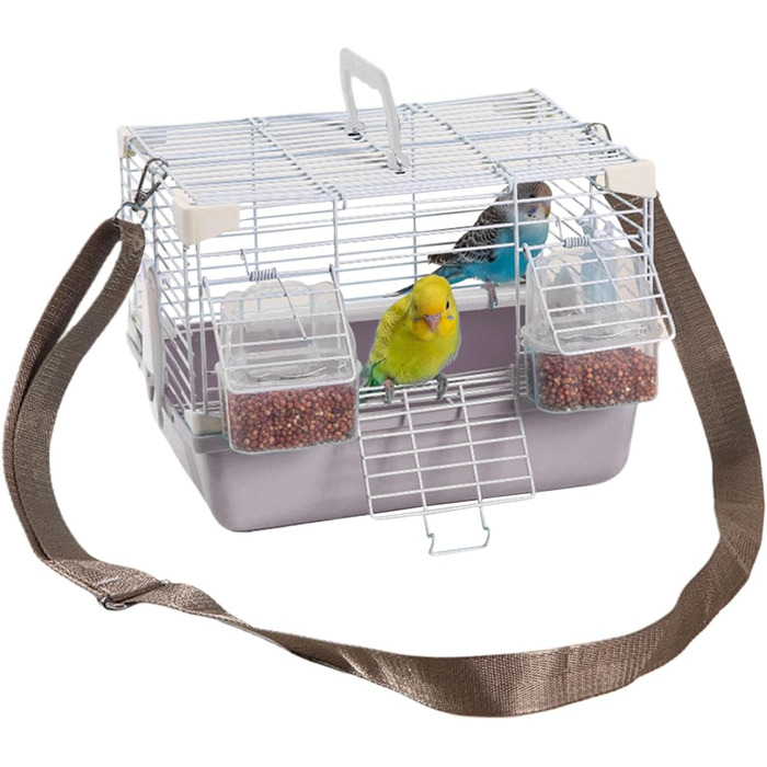 Переносний клітка для птахів Vogelkäfig: зручний транспортний засіб для колібрі, ньомуфенситок, перламутрових птахів