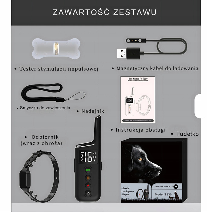 Тренувальний електронашийник для собак: корекційний пристрій для дресирування