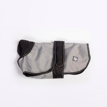 Собачий плащ 2-в-1 Danish Designs, сірий/чорний, водонепроникний одяг для собак