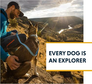 Нашийник для собак Ruffwear Hi & Light, ультраміцний та легкий, сірий Базальт, 51-66 см