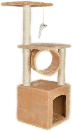 Когтеточка для котів CA&T P.J Pet Products, бежева, універсальна