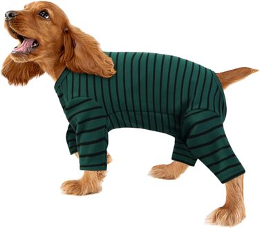 Теплий зимовий пуловер для собак з флісу (зелений, L)