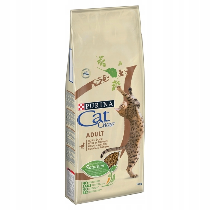 Корм для дорослих котів Purina Cat Chow з качкою, 15 кг