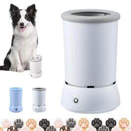 Pawclean Pro: Автоматичний очищувач лап для собак та котів. 360° силіконова щітка, USB-зарядка, м'яке та безстресове очищення. Знімне та швидке очищення