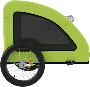 Причіп для собак Gecheer - переноска для собак до 45 кг, зелений, 137x68x72 см