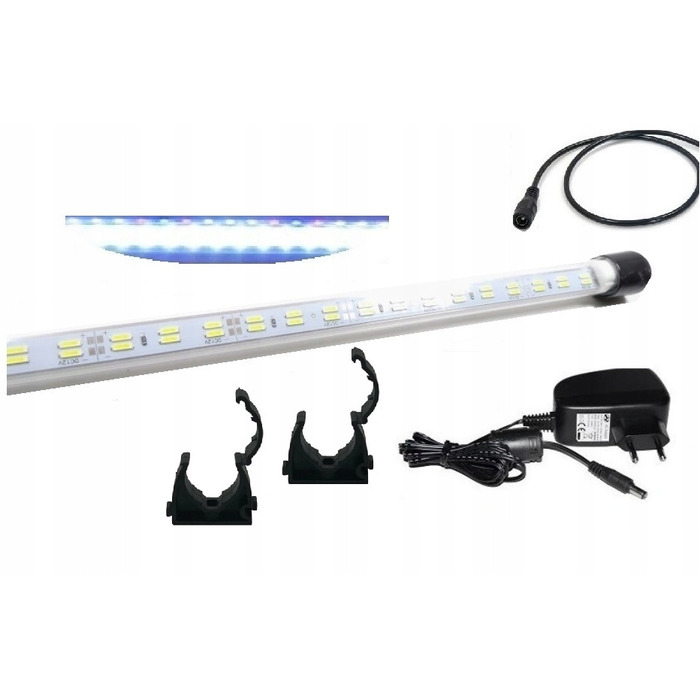 Подвійний LED-світильник для акваріума-трубки 130 см, 7020 SMD