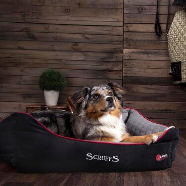 Термальне ліжко для собак Scruffs Box S, чорне