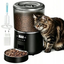 Автоматичний годувальник для котів та собак, дозатор корму 4л