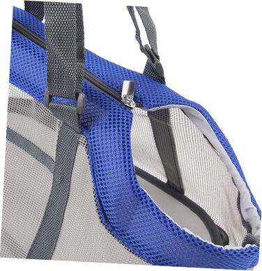 Транспортна сумка для тварин Cosmevivi XXL - велика переноска для собак та котів, блакитна (44x25 см)