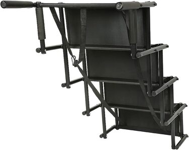 Рампа для собак - пандус для собак у машину - складаний, чорний (139x45x76 см)