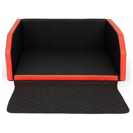 Автомобільний килимок з пластику Velinda 4XL, червоний, 40 x 100 см