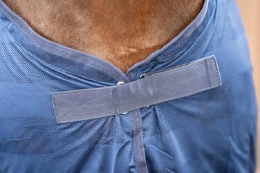 Захисний в'їжджуваний вкладиш Equinate Guardian для коней, 145 см, Navy - захисна ковдра від комах, ковдра для випасу