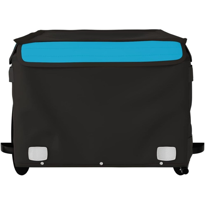 Причіп для велосипеда, вантажний, 45 кг, чорний та синій. Для покупок, подорожей, велосипедних турів. Швидка установка