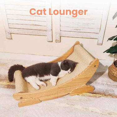 Дряпалка для котів Kratzbaum, натуральне дерево