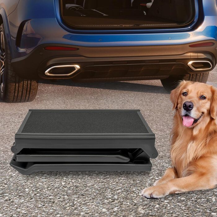 Рампа для собак у машину, 180 см, складна, з антиковзким покриттям. Підходить для SUV, вантажівок та зовнішніх сходів