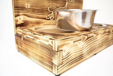 Станція годування для собак з двома мисками по 1.6 л | Станція для корму для собак, підходить для малих та середніх порід