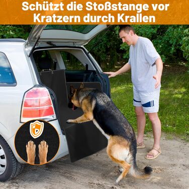 Захист для багажника автомобіля для собак, стежка з боків та захист краю багажника, лежанка для собак у багажник, водонепроникна та стійка до подряпин, універсальна ковдра для багажника автомобіля