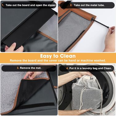 Автомобільний лежак для собак Mixjoy - великий, з PU-шкіри, для середніх, великих та маленьких собак, знімний чохол, напівлежак